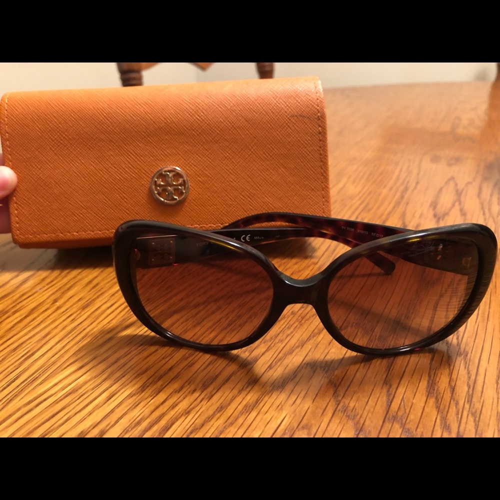 Tortoise Tory Burch Sunglasses